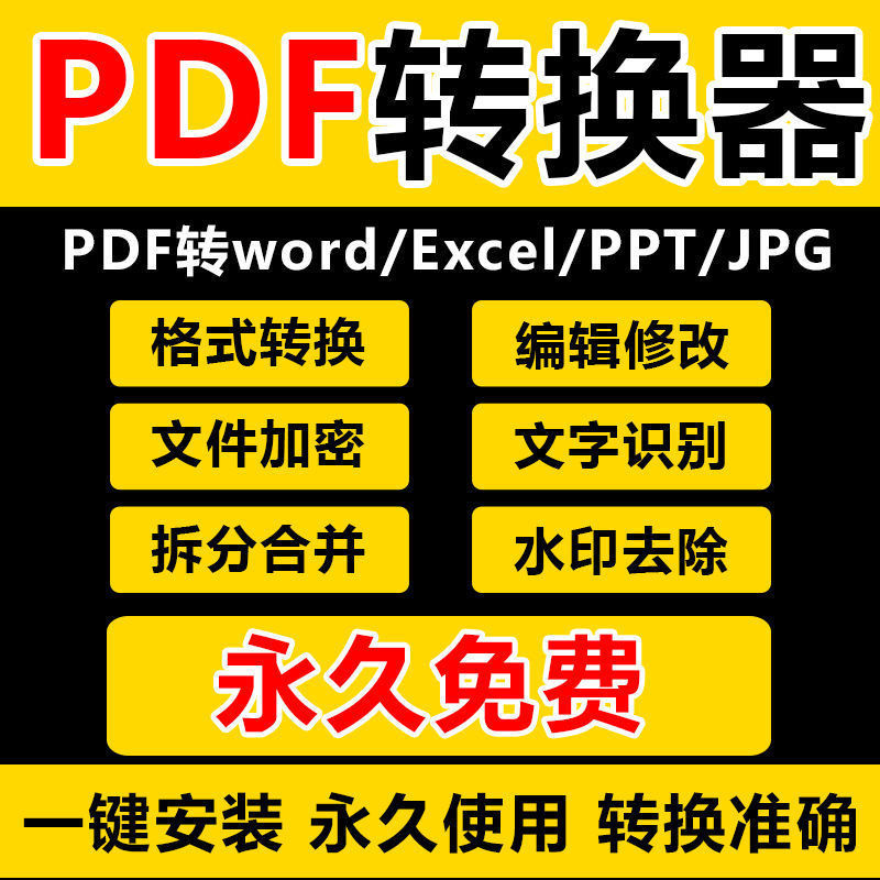 文档PDF转换Word/PPT/WPS图片拆分合并排版